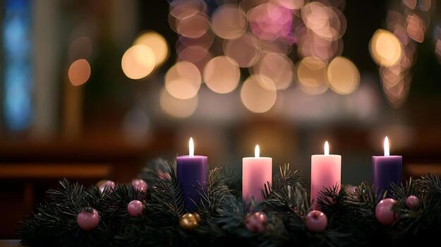 4 advent candles