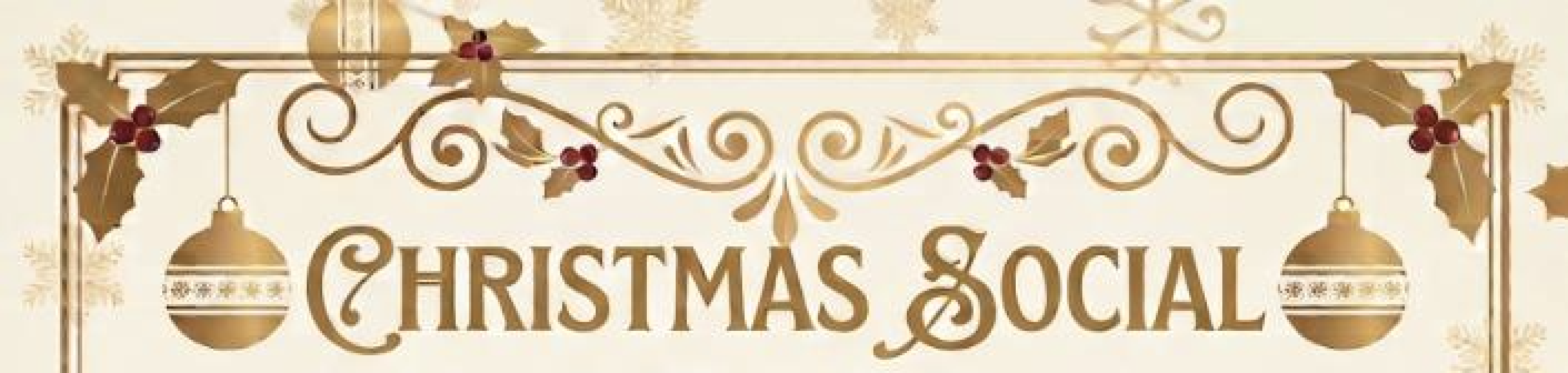 Christmas Social Banner